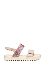 Sandali con strappi Rosa Geox