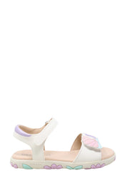 Sandali con strappi Bianco Geox