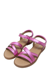 Sandali con strappi Fucsia Geox