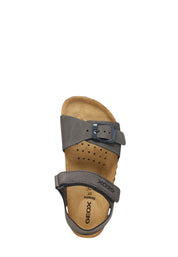 Sandali con strappi Grigio Geox