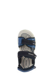 Sandali con strappi Blu Geox
