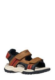 Sandali con strappi Marrone Geox