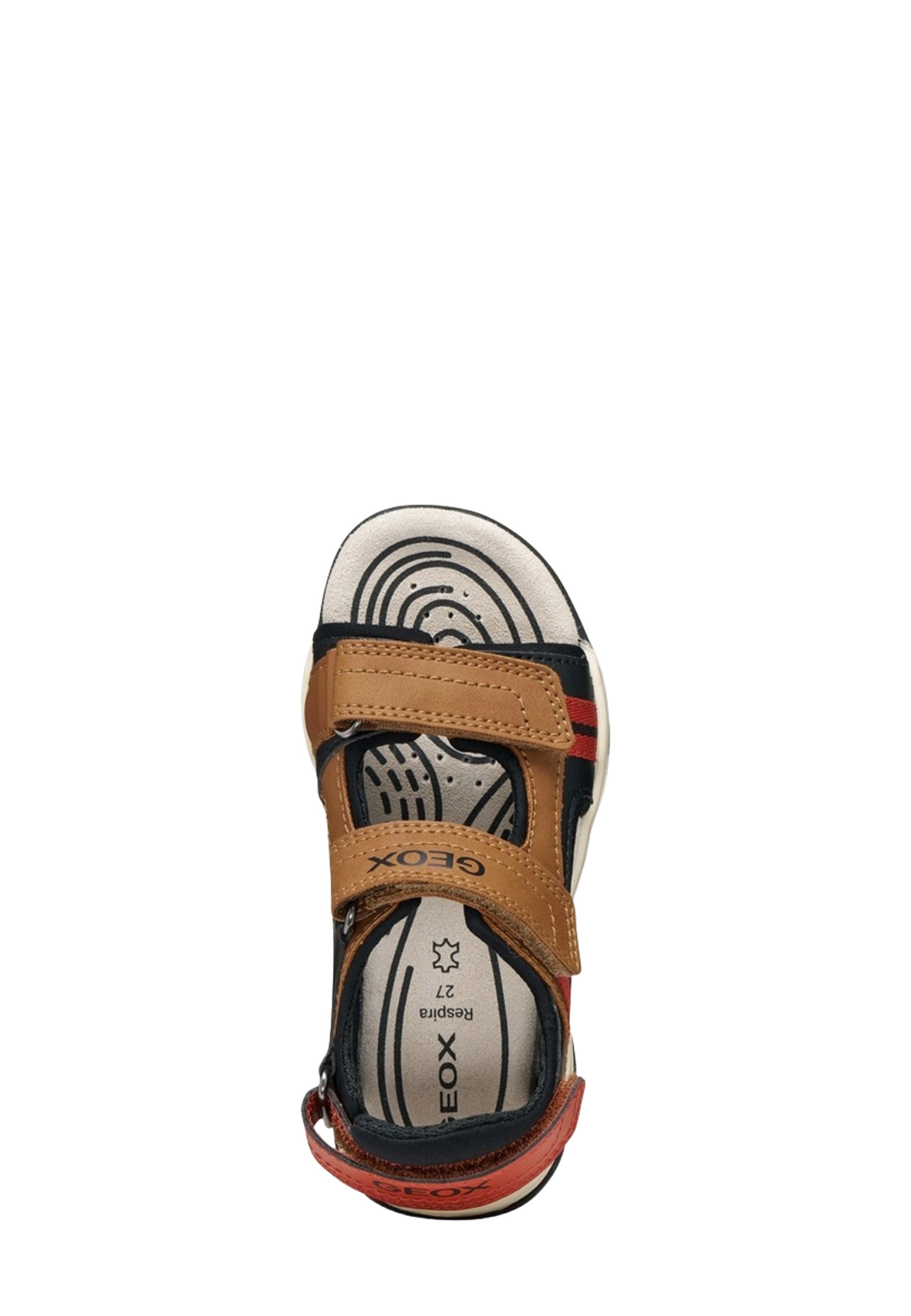 Sandali con strappi Marrone Geox