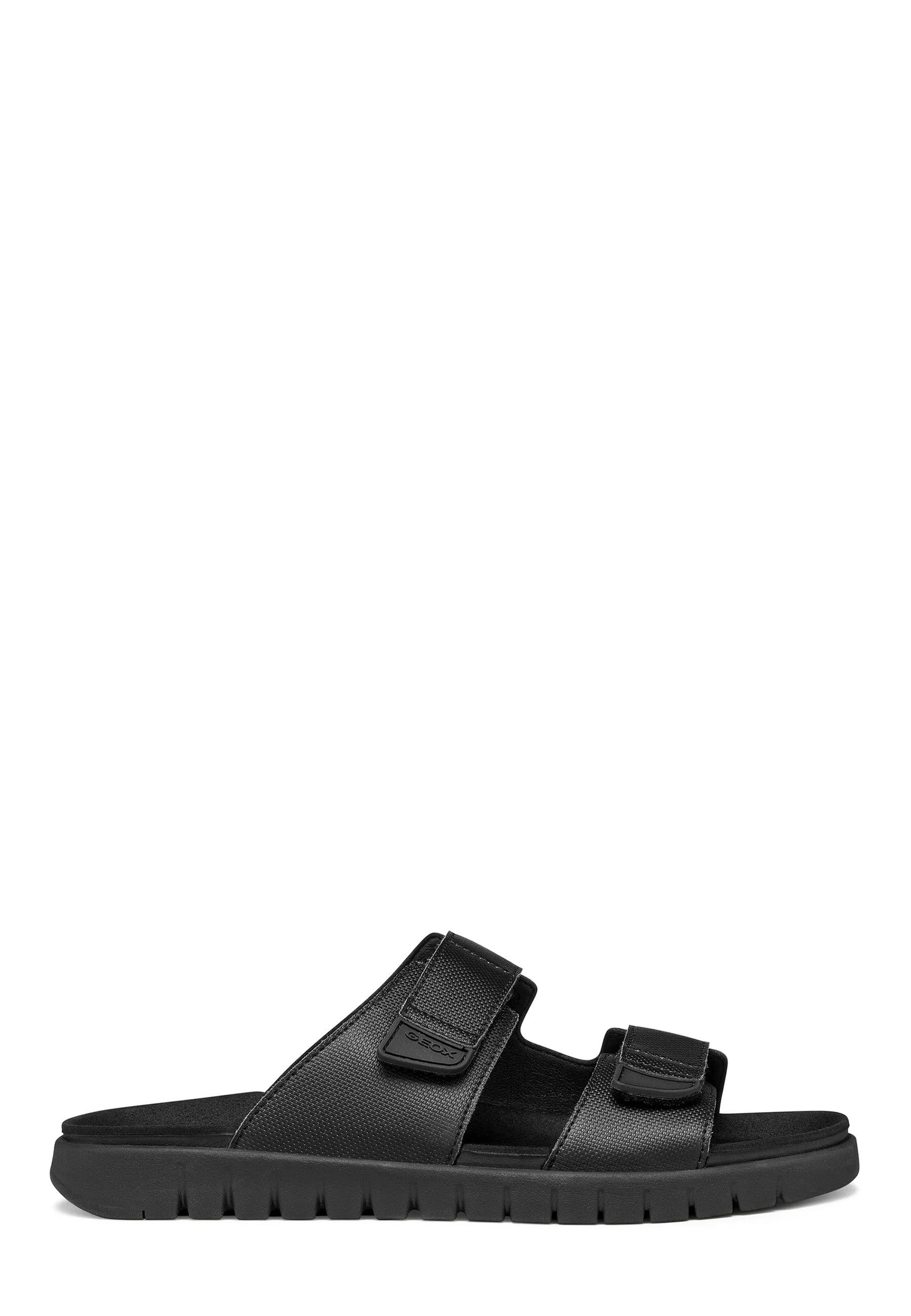 Sandali con strappi Nero Geox