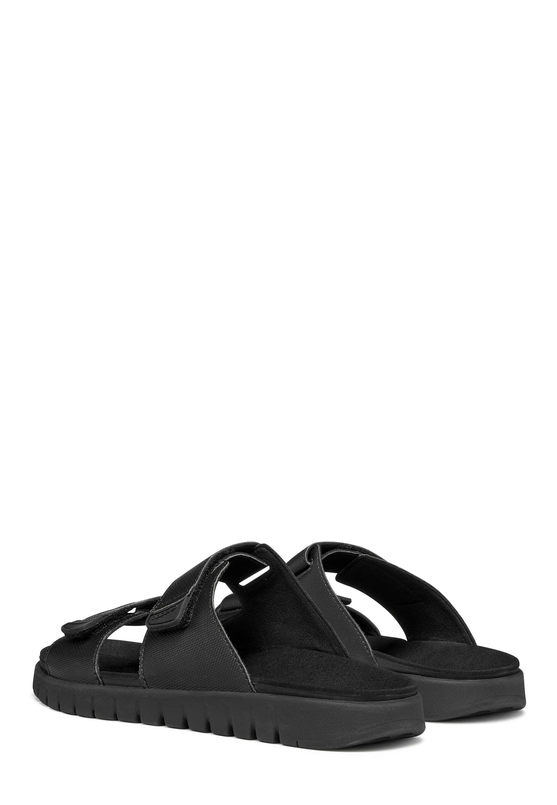 Sandali con strappi Nero Geox