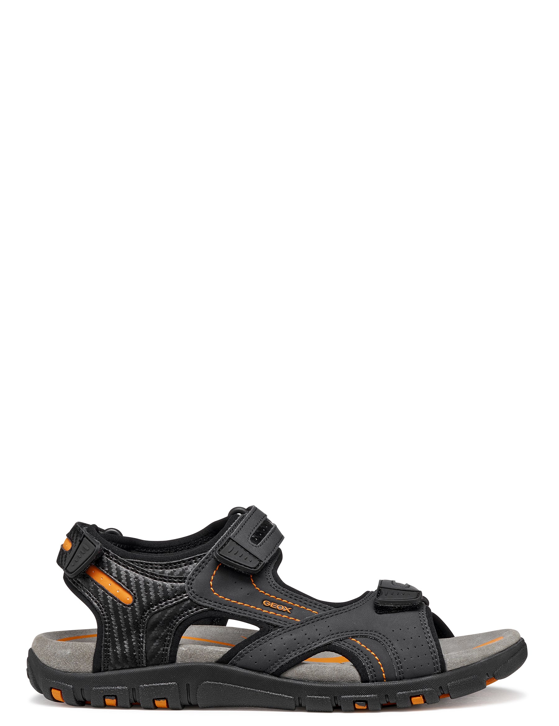 Sandali con strappi Nero Geox