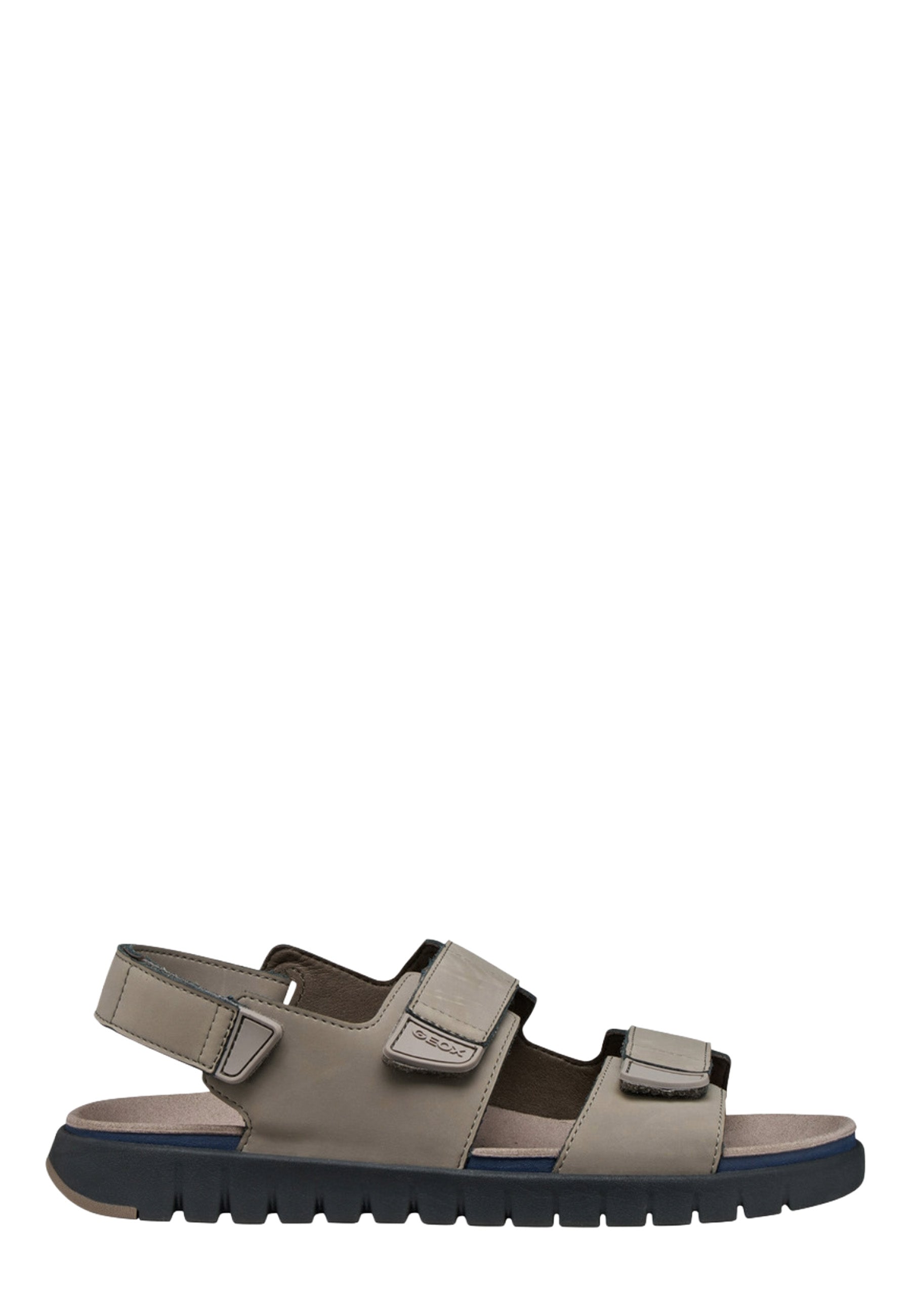 Sandali con strappi Tortora Geox