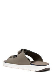 Sandali con strappi Tortora Geox
