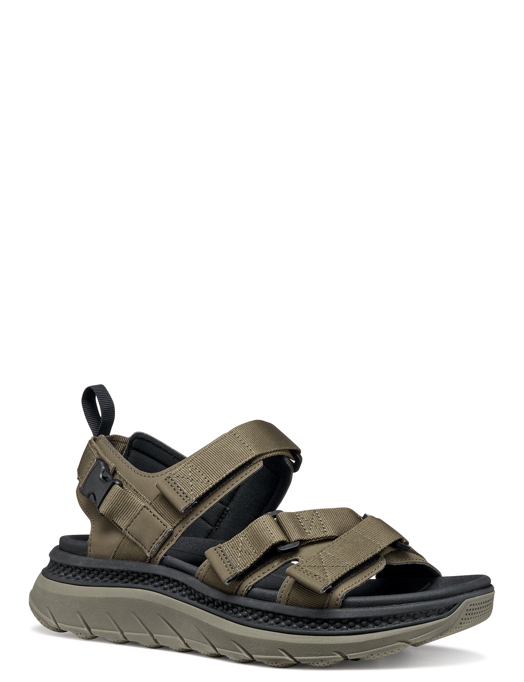 Sandali con strappi Verde Geox