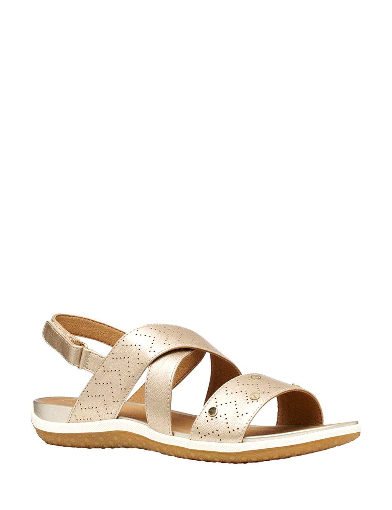 Sandali con strappi Dorato Geox