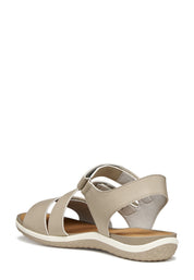 Sandali con strappi Beige Geox