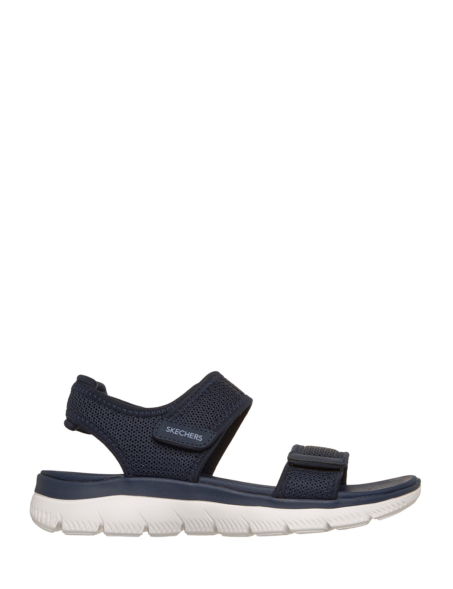 Sandali con strappi Blu Skechers