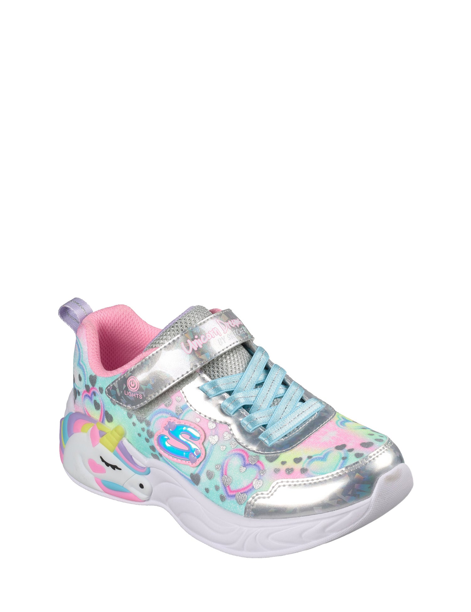 Scarpe con strappi Argento Skechers