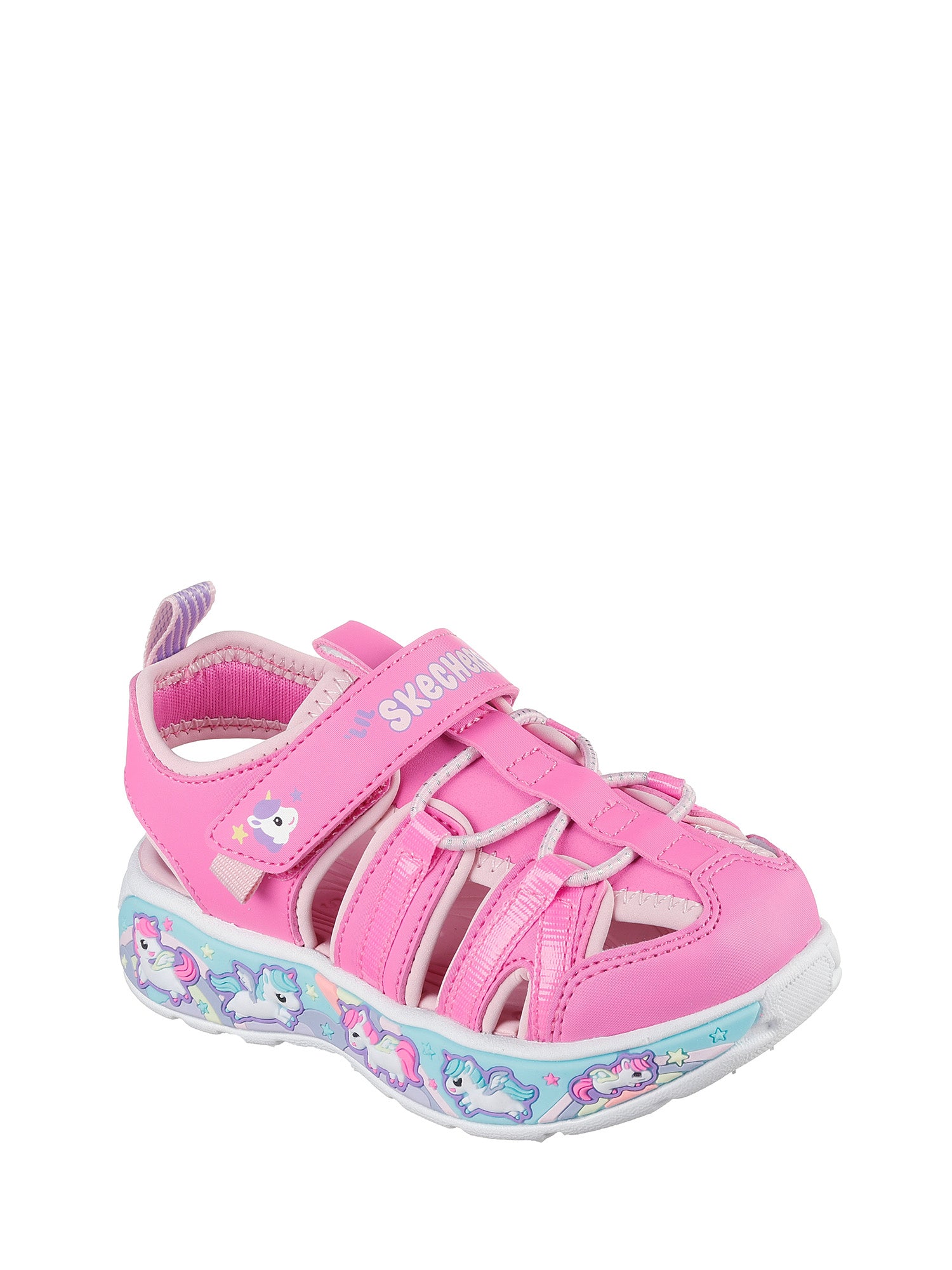 Sandali con strappi Rosa Skechers