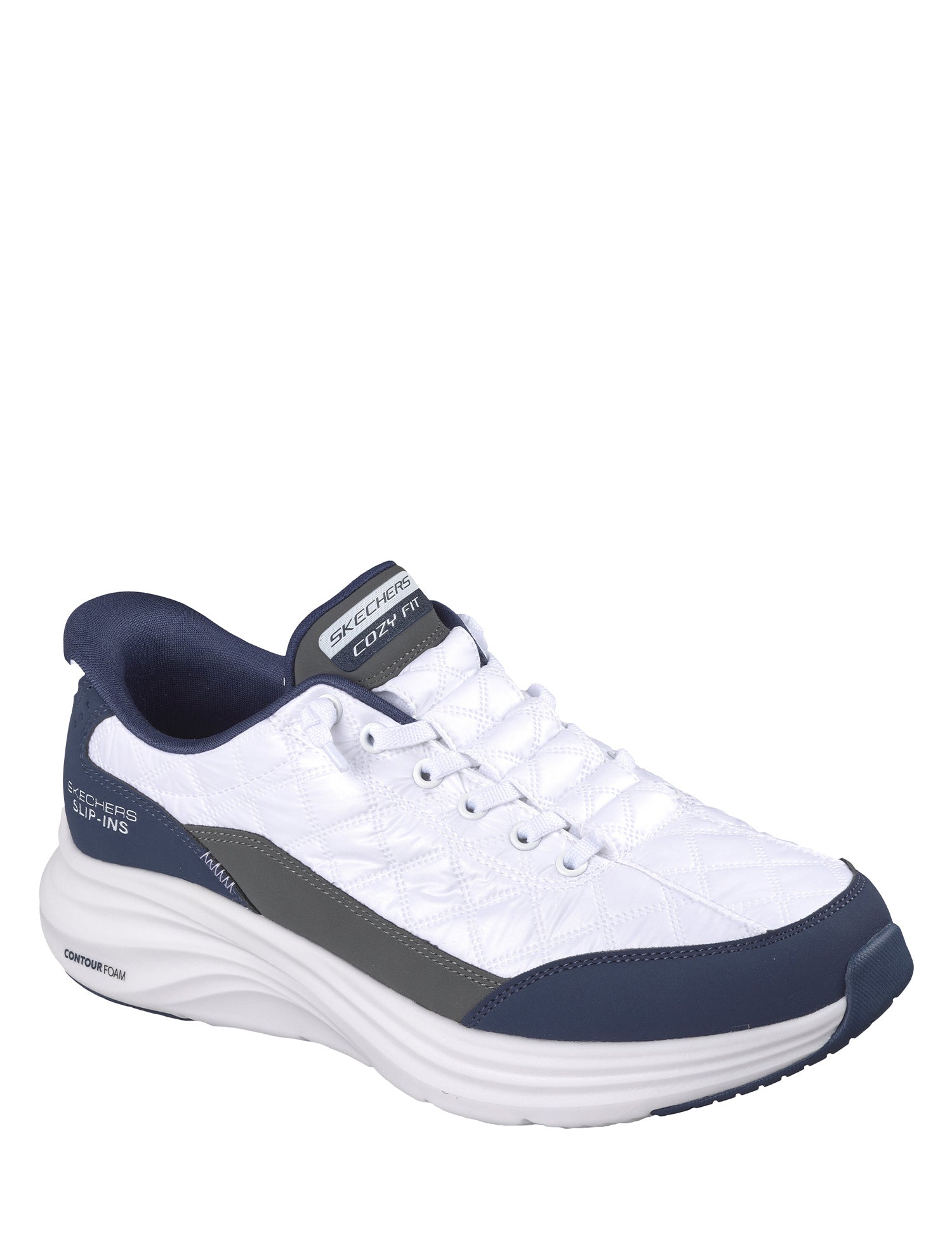 Sneakers Bianco Blu Skechers