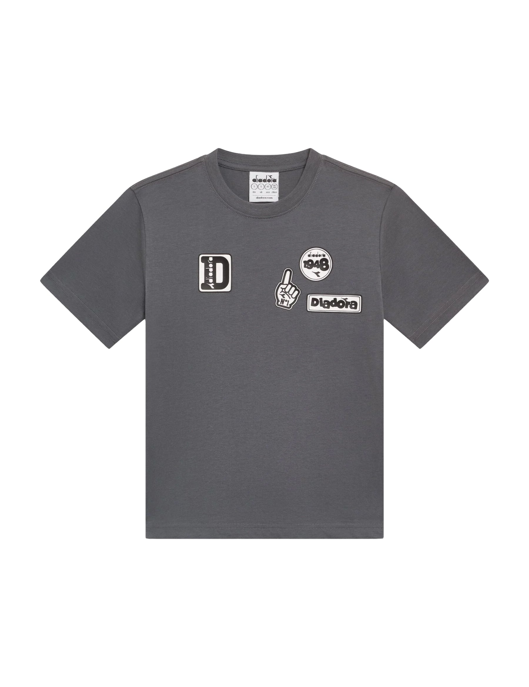 T-shirt Grigio Diadora