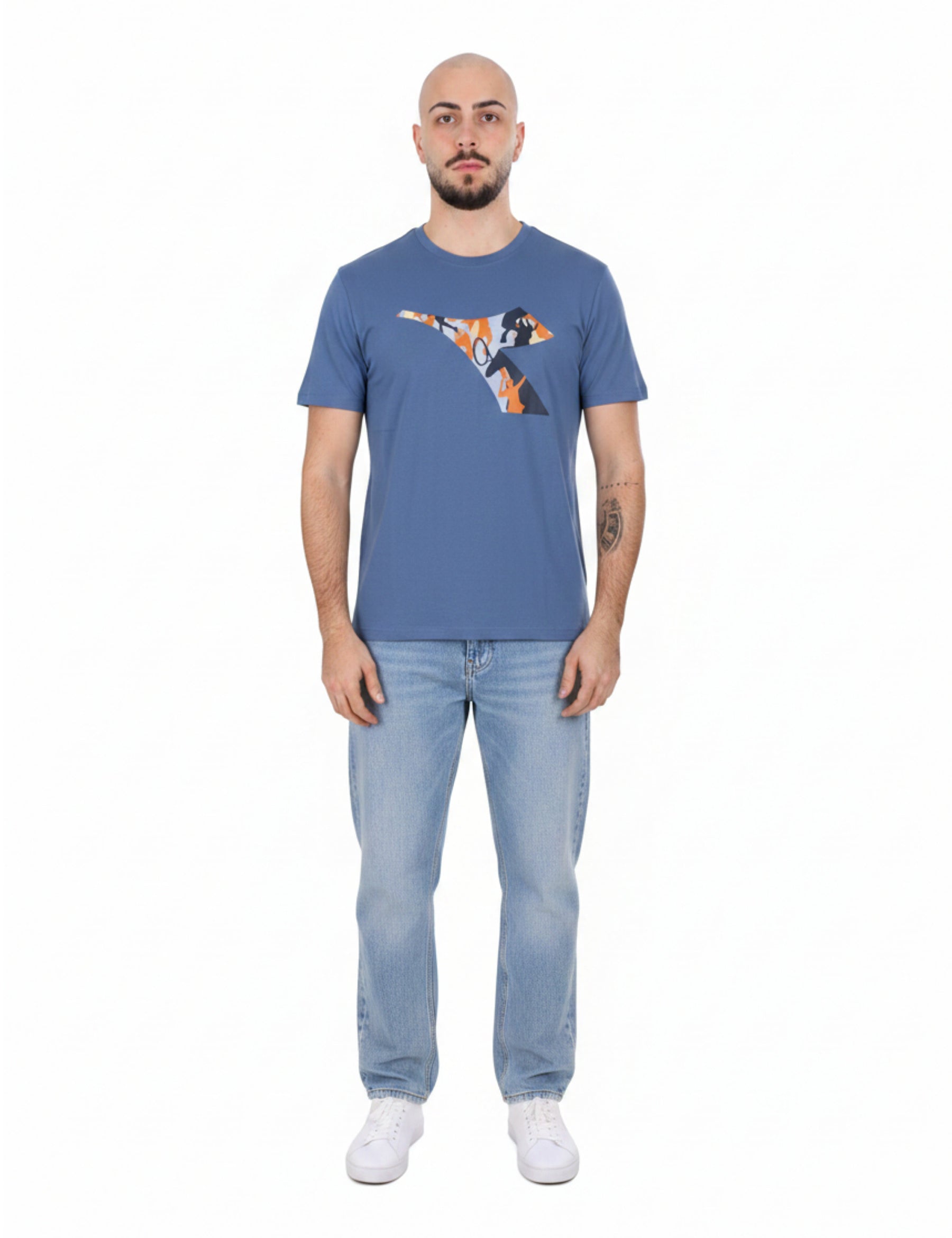 T-shirt Blu Diadora