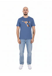 T-shirt Blu Diadora