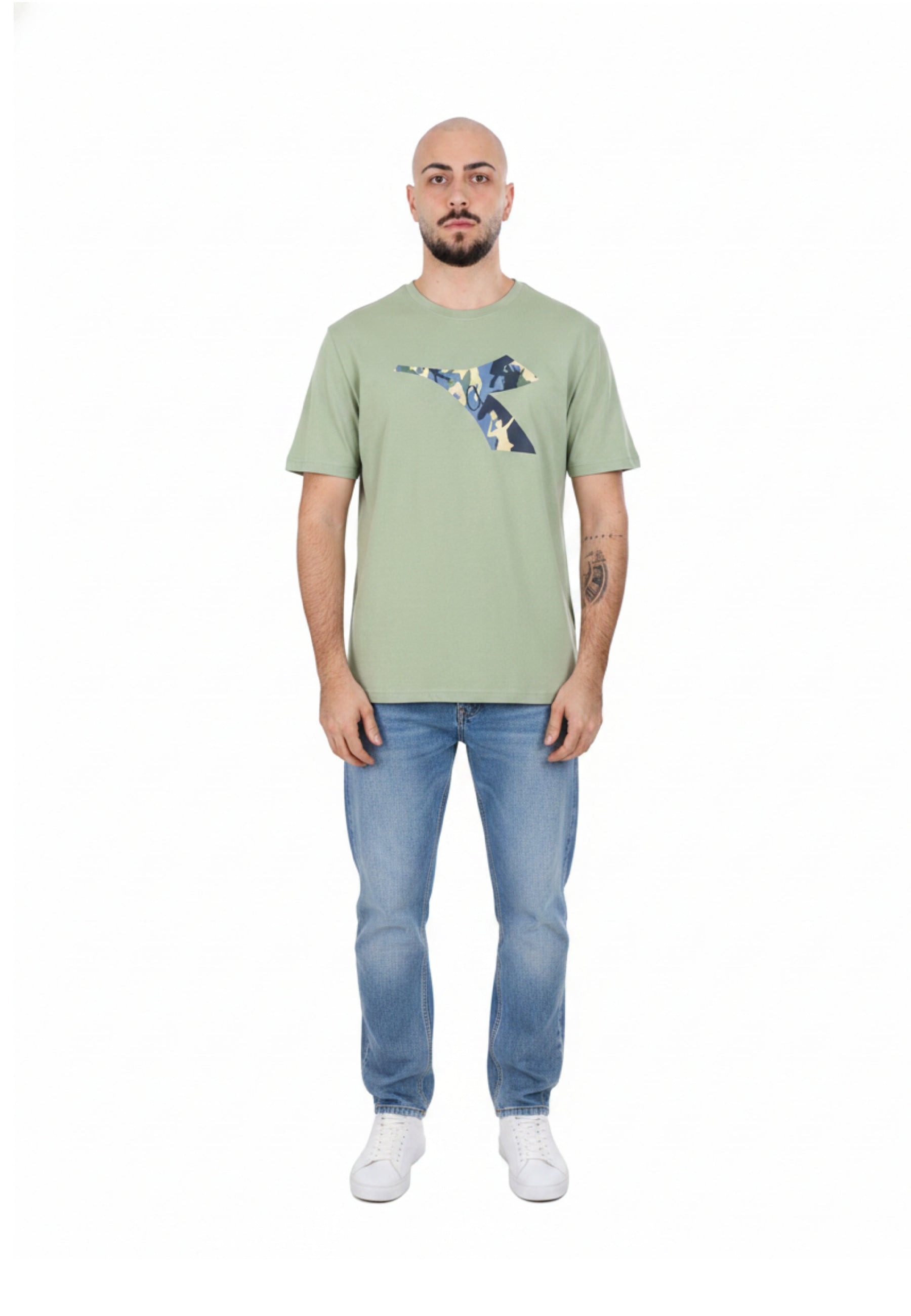 T-shirt Verde Diadora