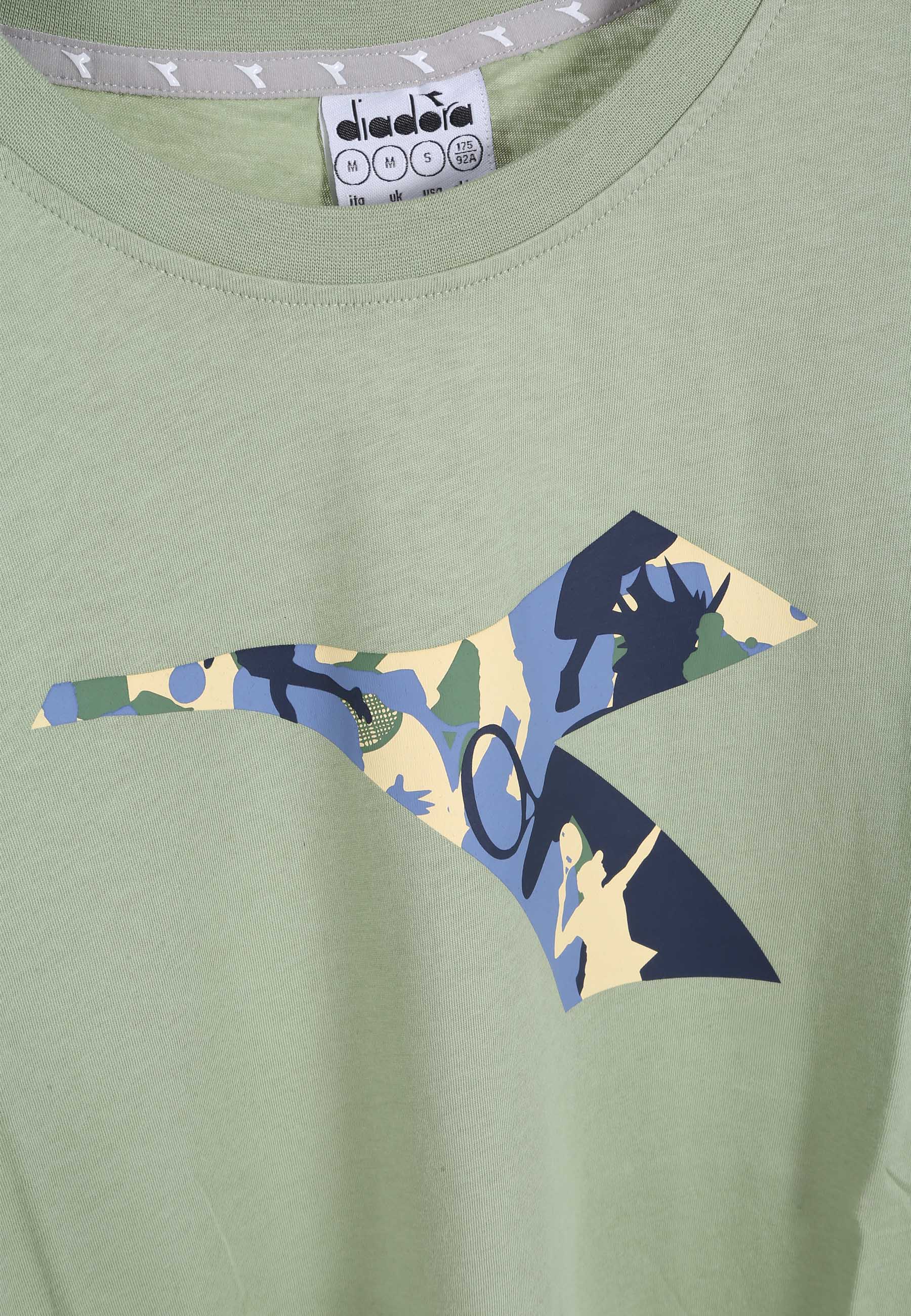 T-shirt Verde Diadora