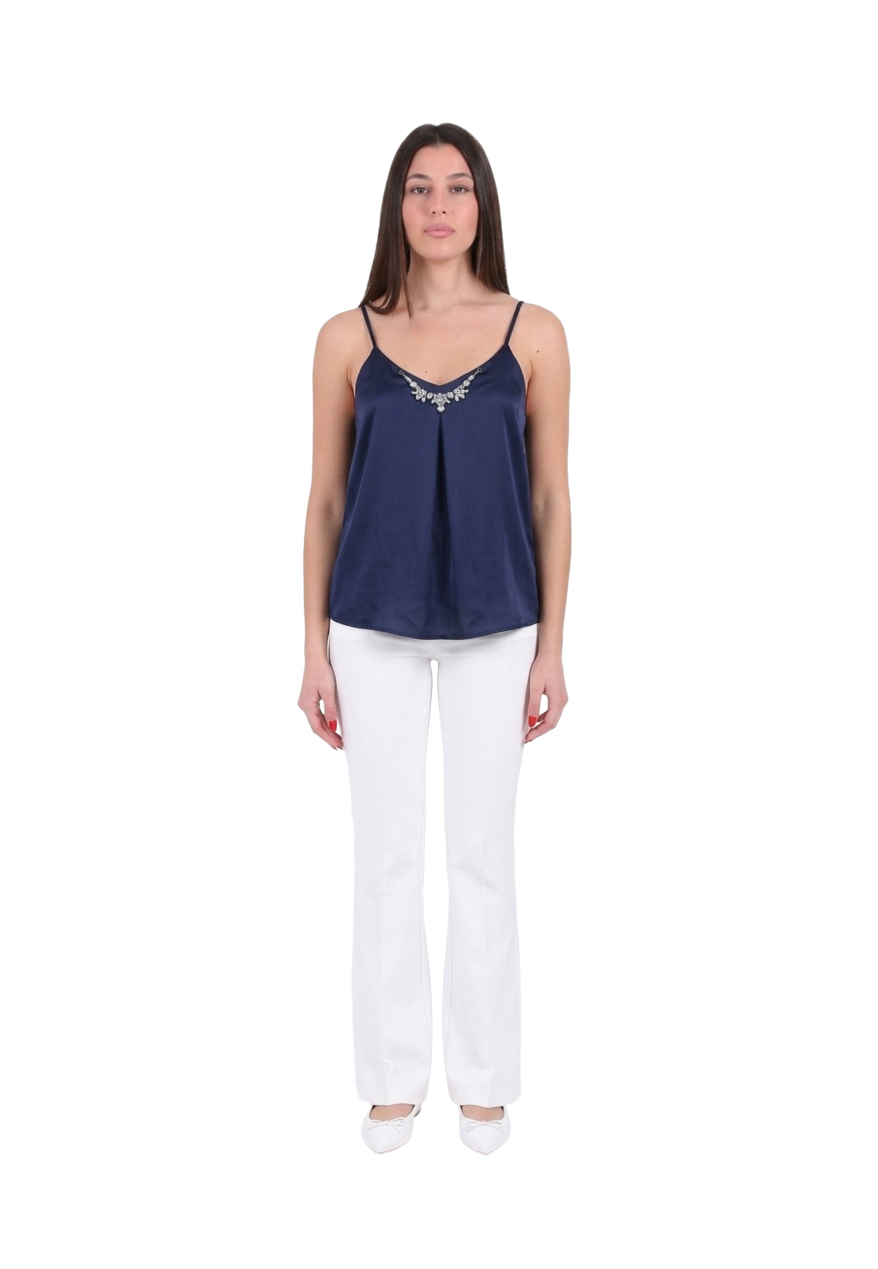 Top e canotte Blu Yes-zee