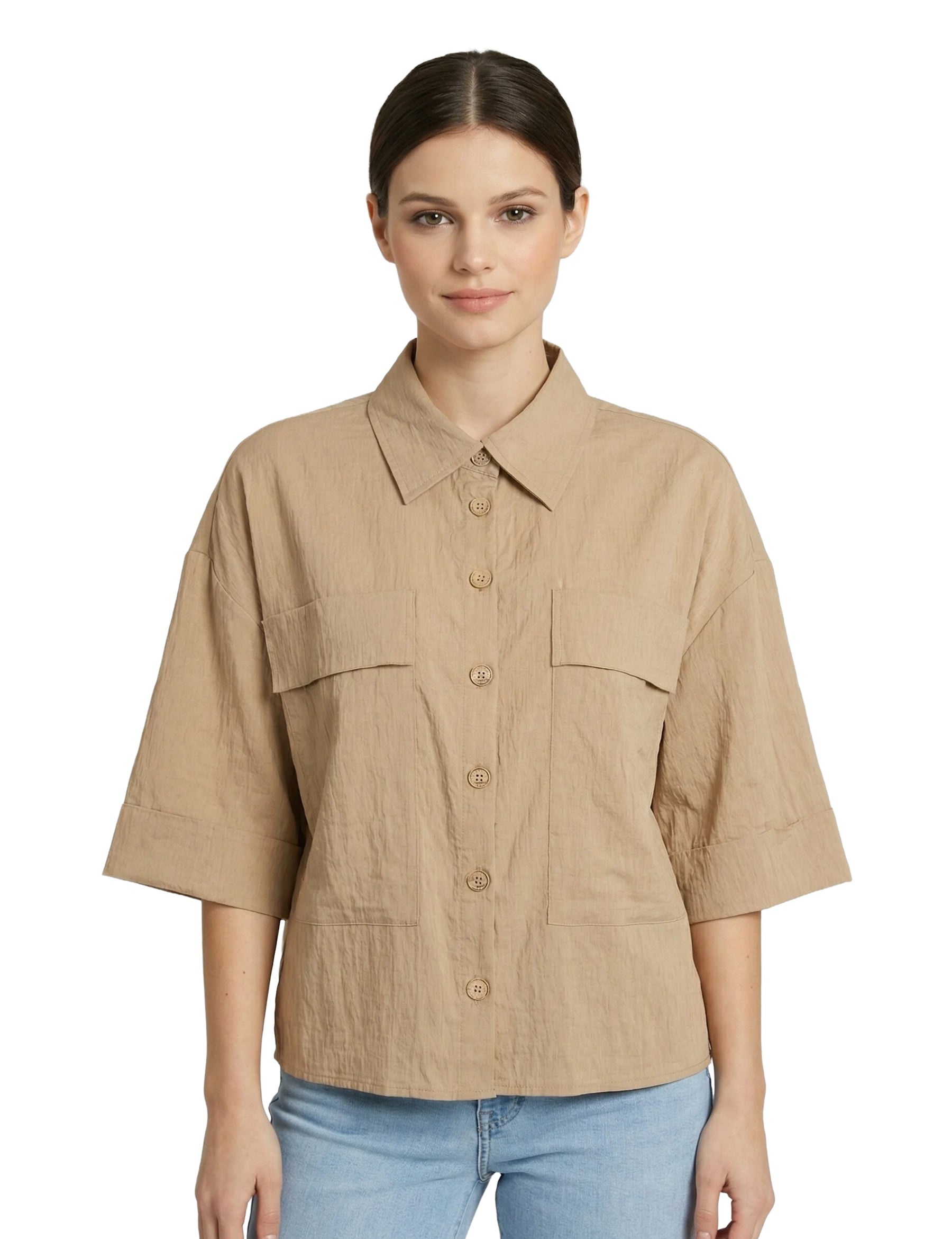 Camicie Beige Yes-zee