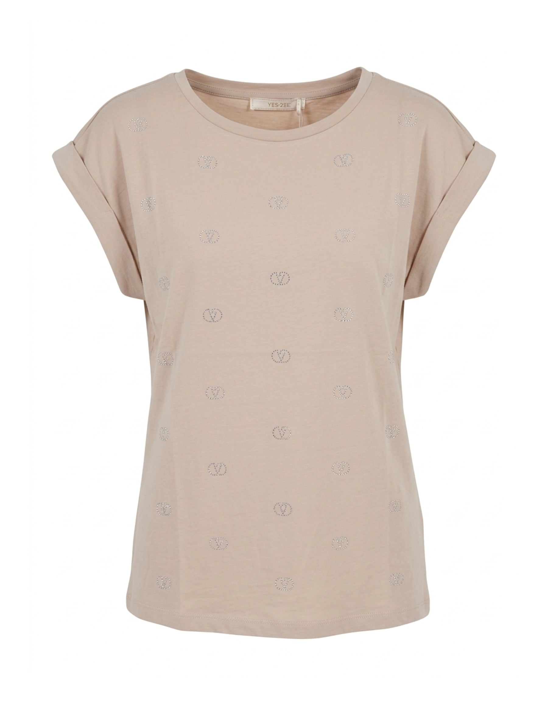 T-shirt Beige Yes-zee