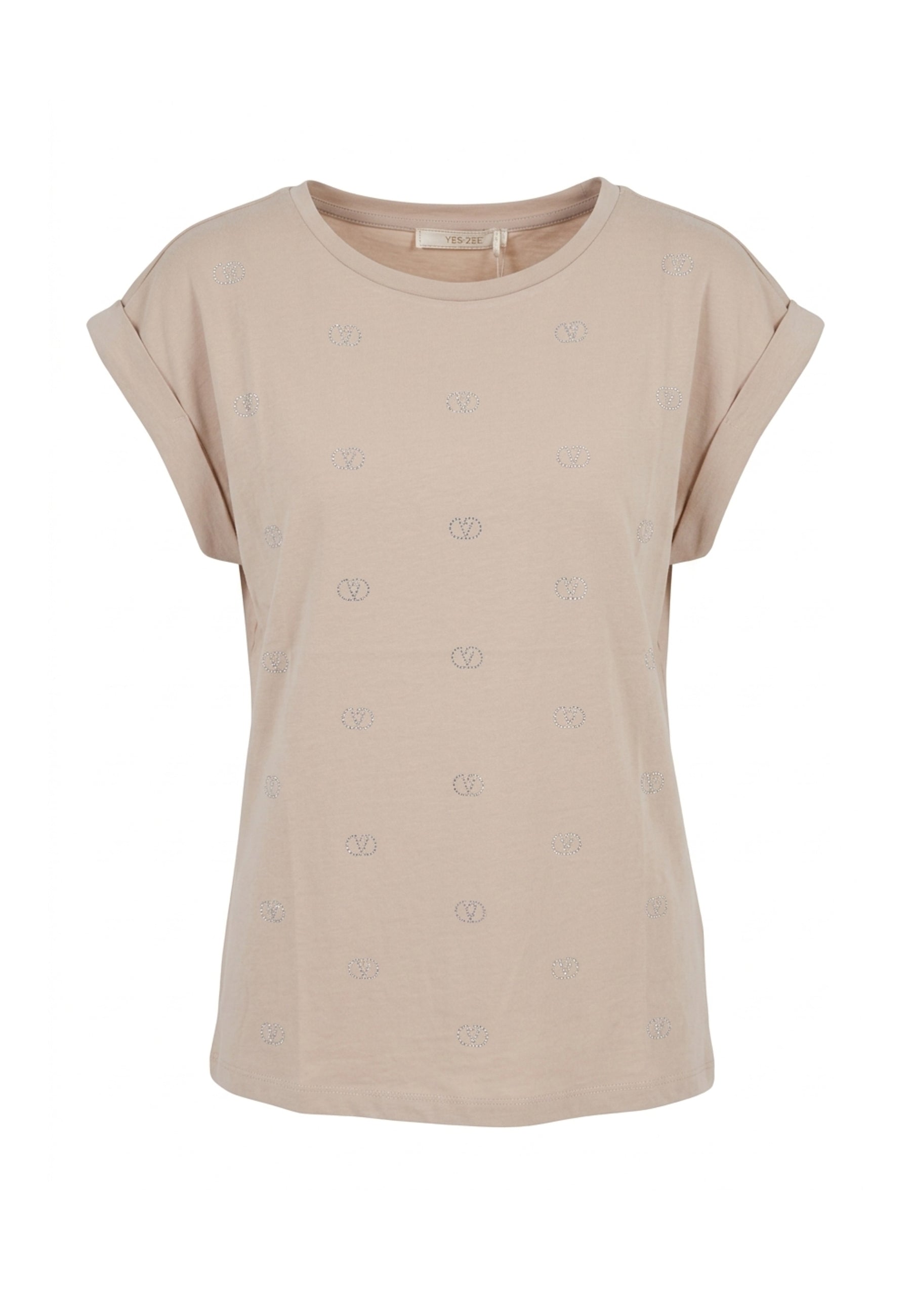 T-shirt Beige Yes-zee