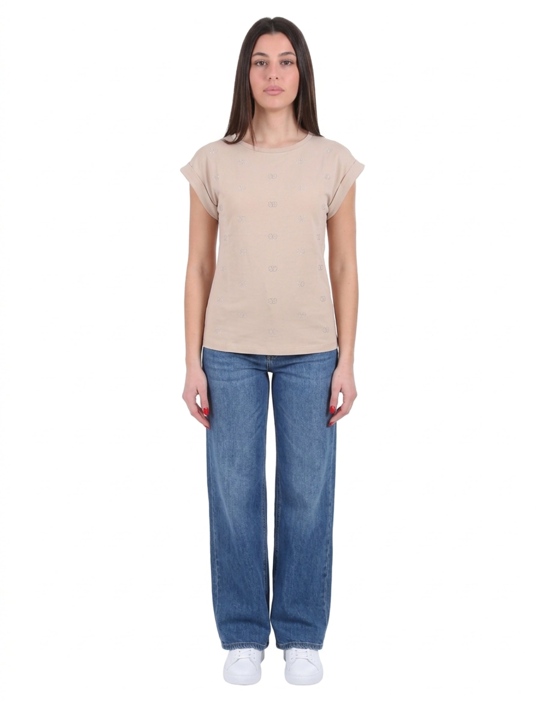 T-shirt Beige Yes-zee
