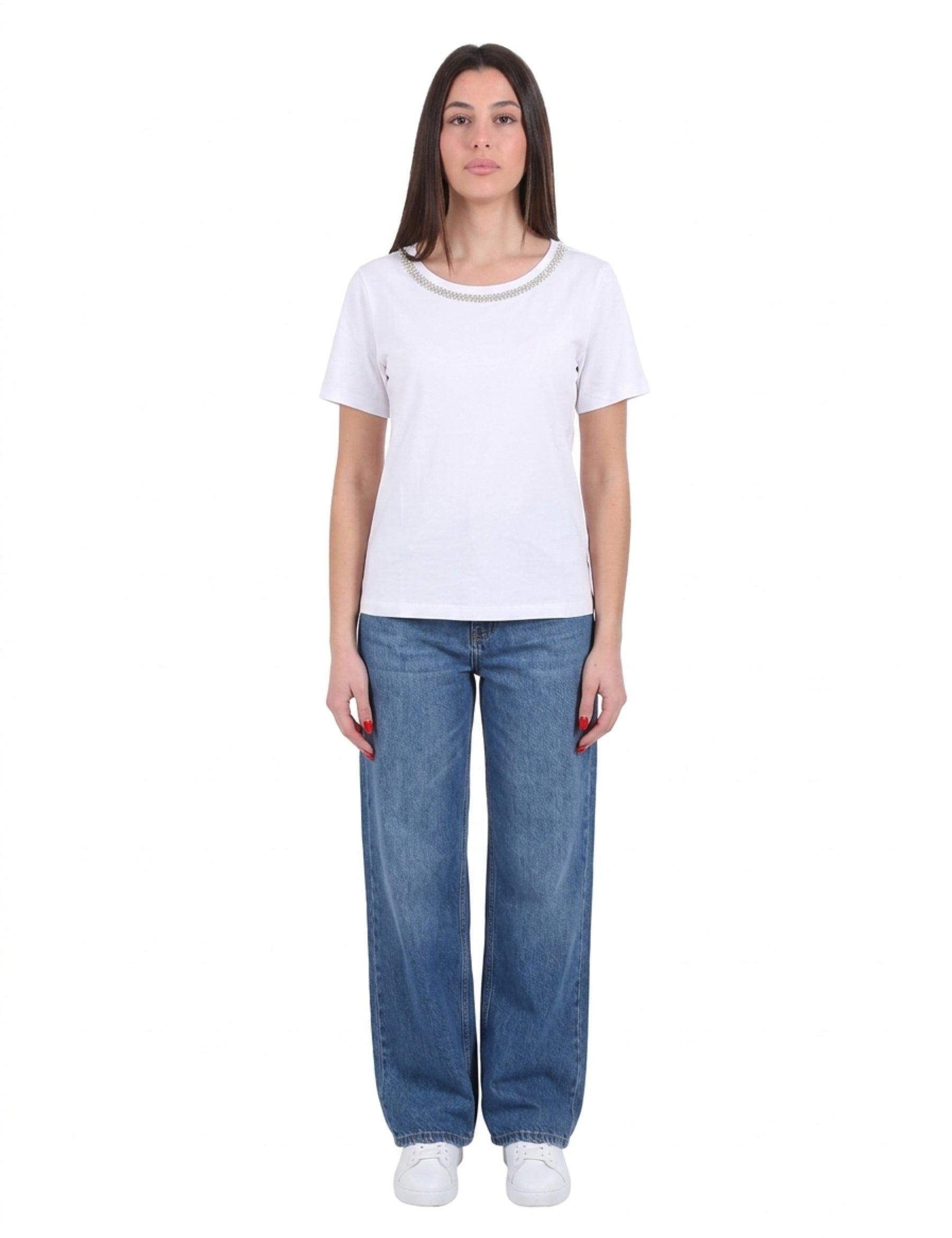 T-shirt Bianco Yes-zee