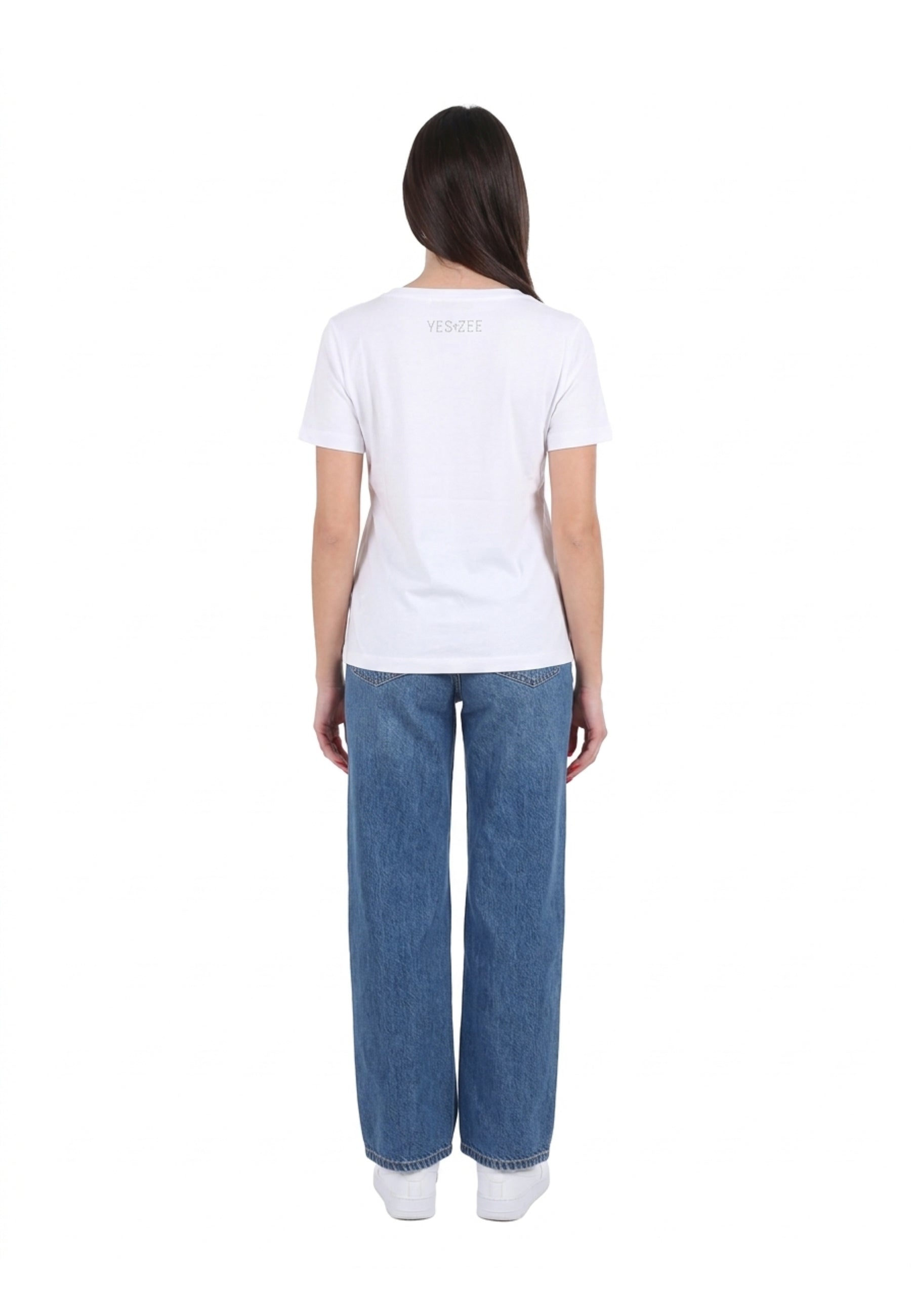 T-shirt Bianco Yes-zee