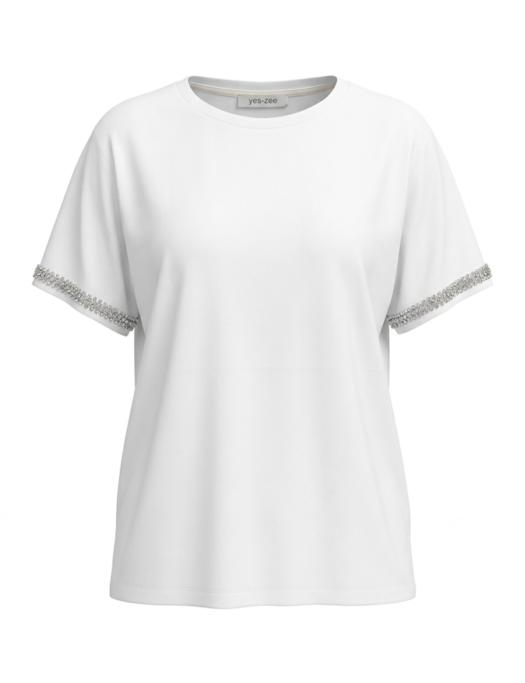 T-shirt Bianco Yes-zee