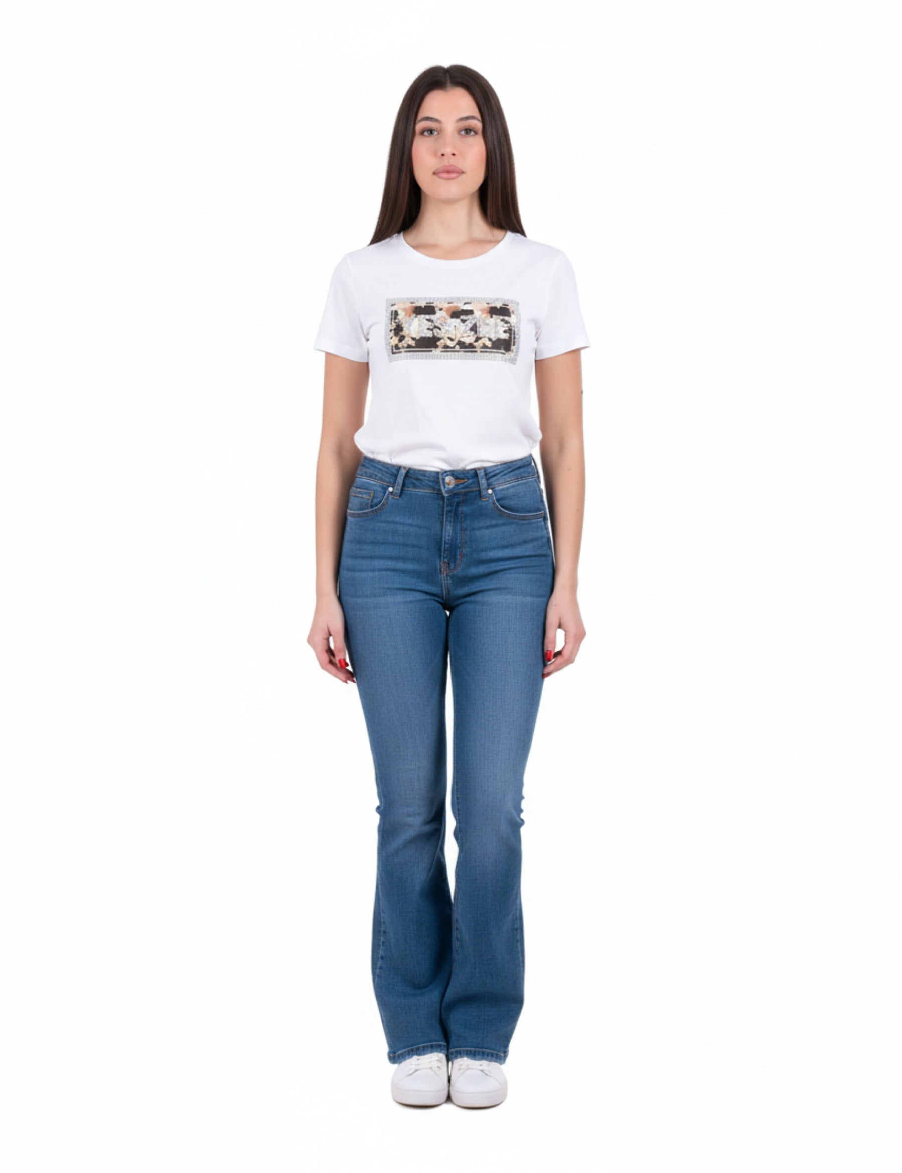 T-shirt Bianco Yes-zee