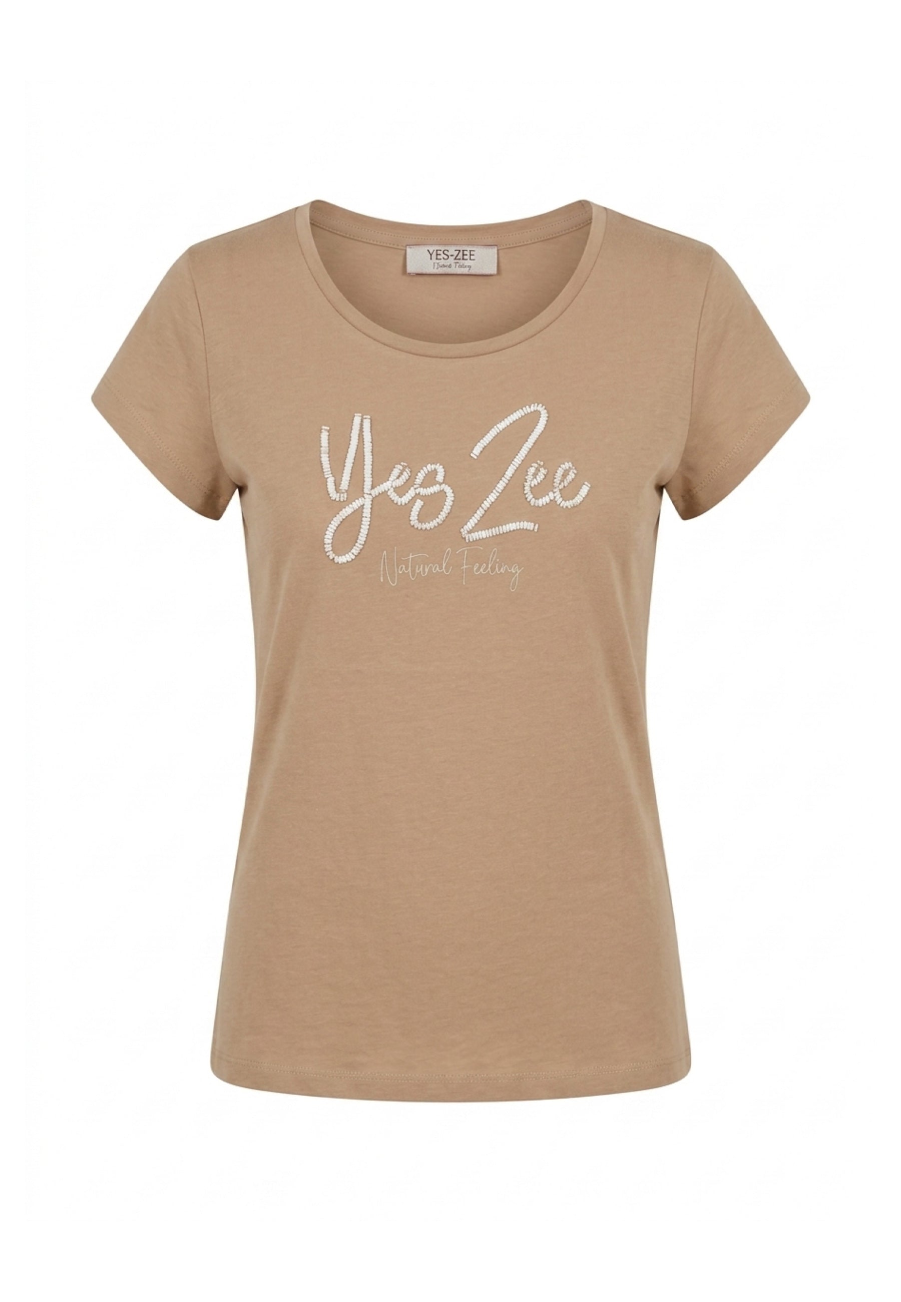 T-shirt Marrone Yes-zee