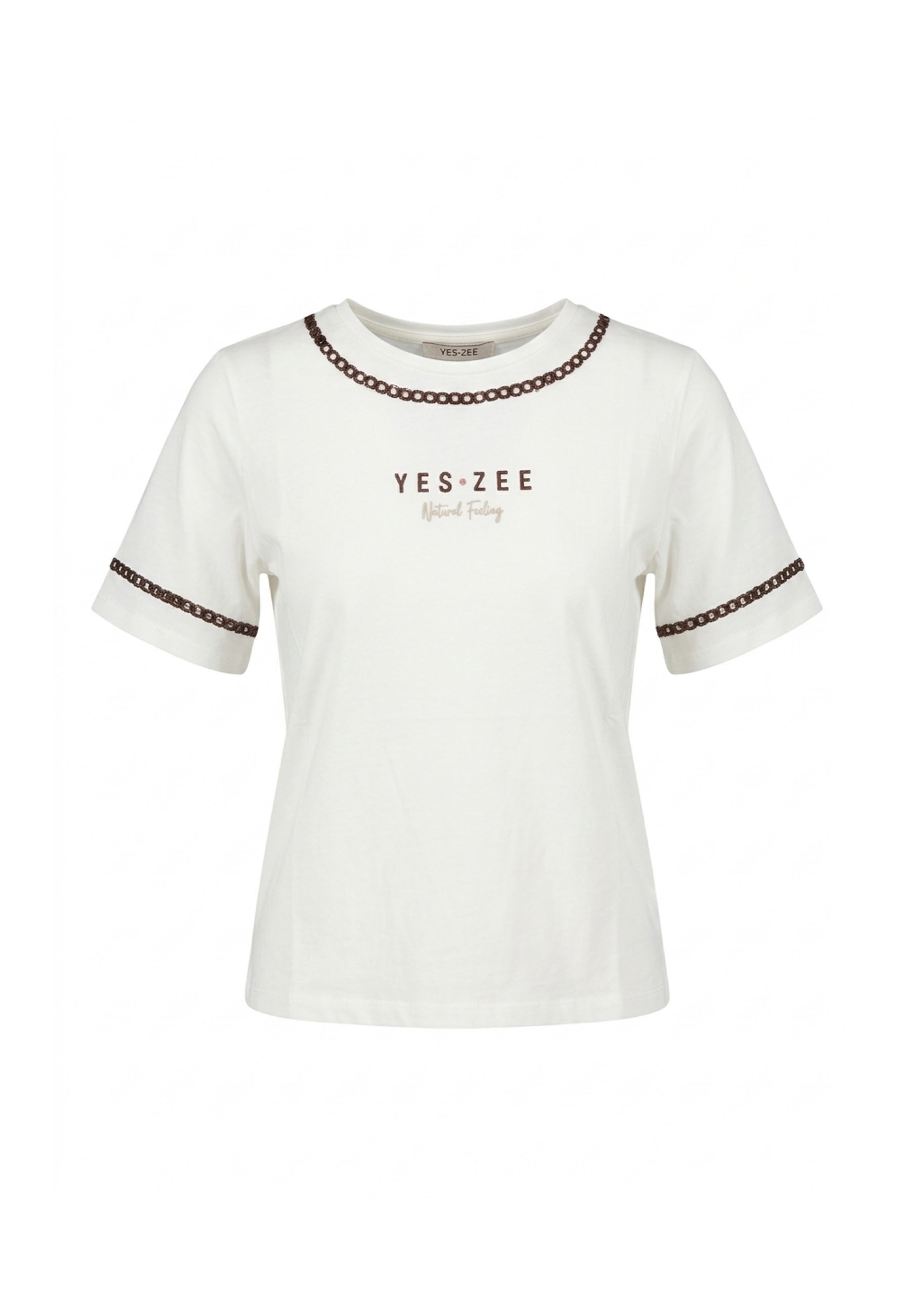 T-shirt Bianco Yes-zee