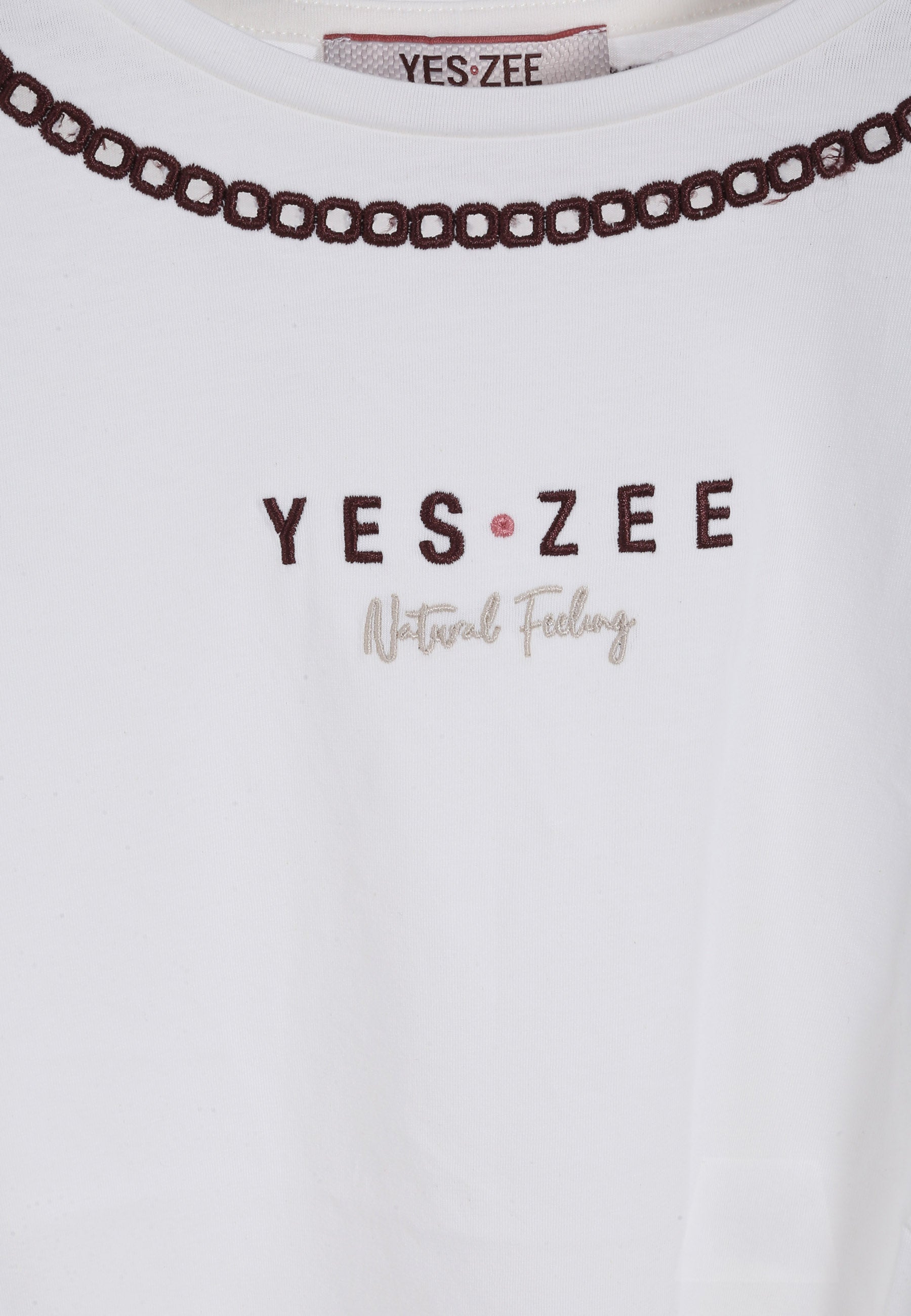 T-shirt Bianco Yes-zee