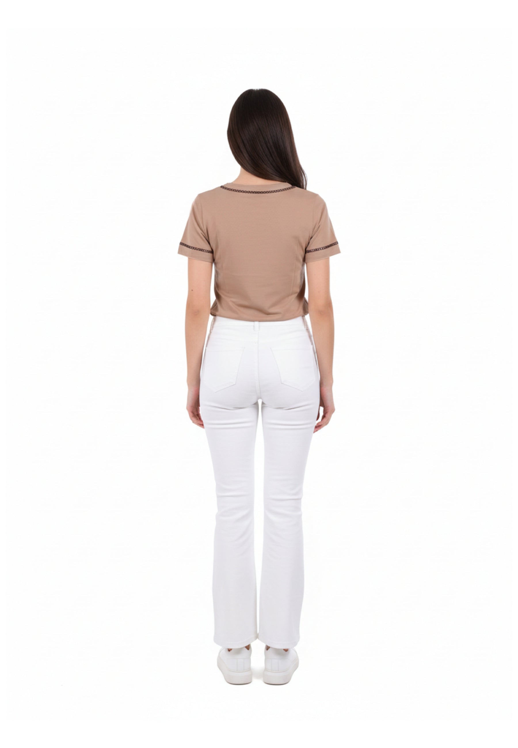 T-shirt Marrone Yes-zee