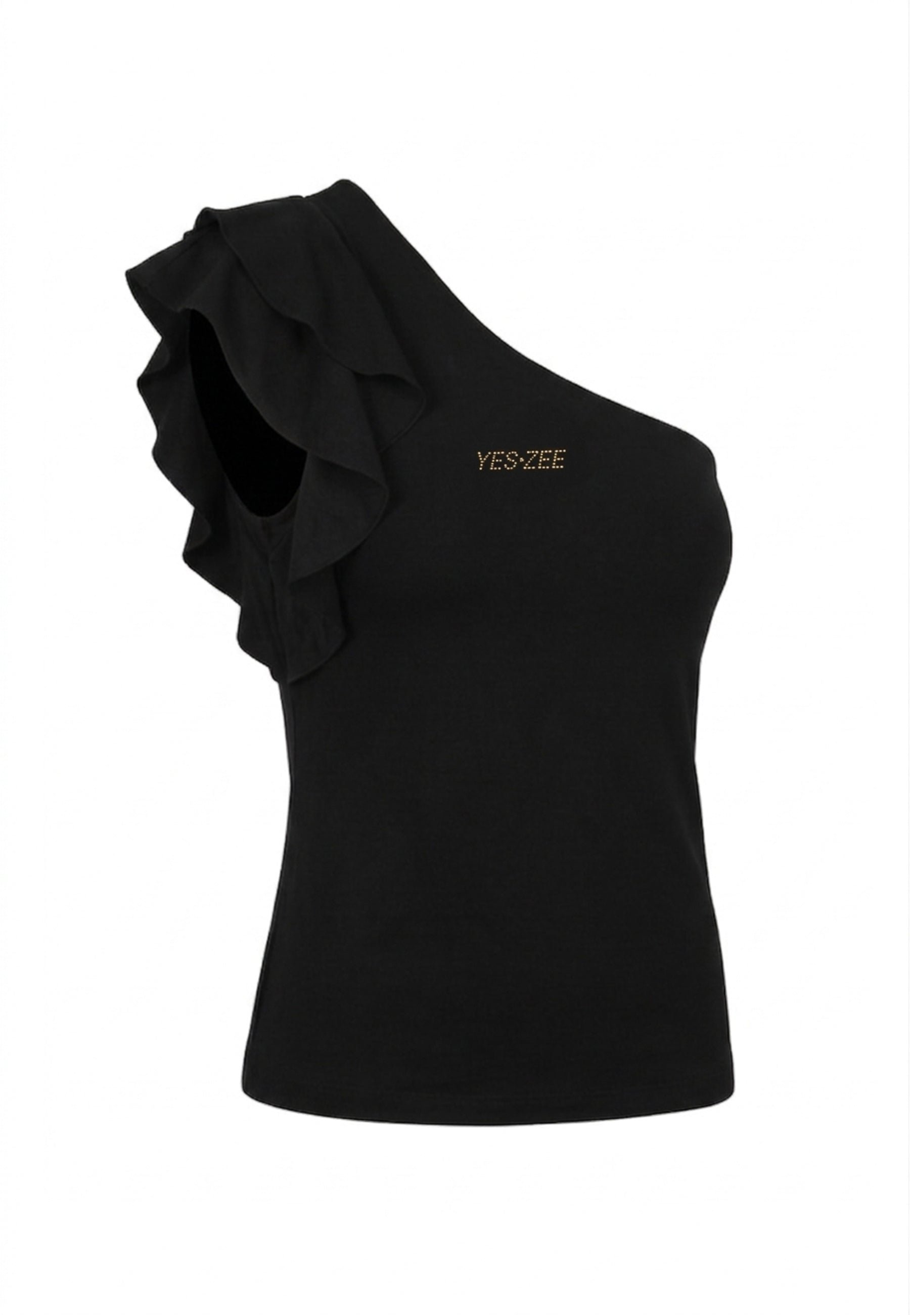 Top e canotte Nero Yes-zee