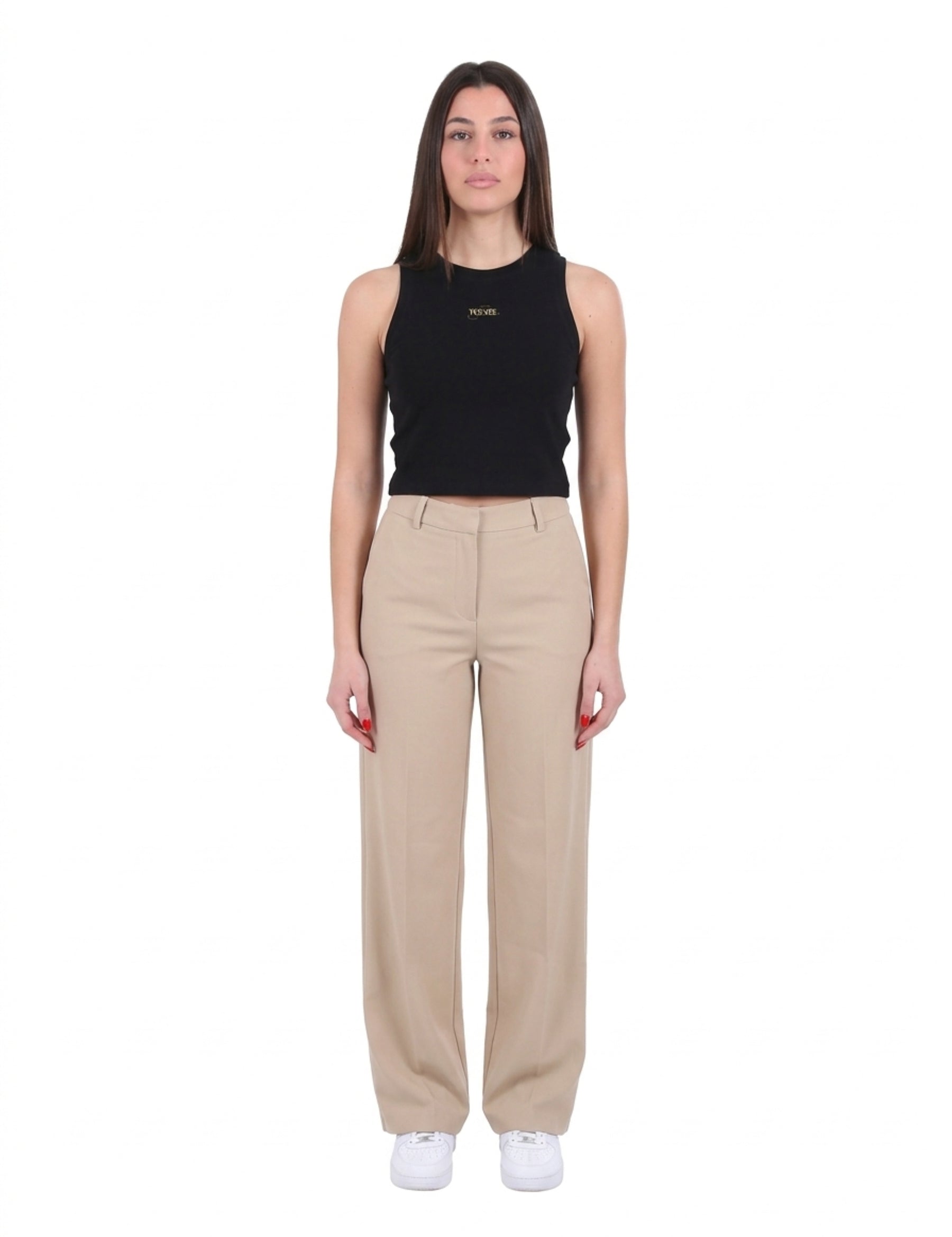 Top e canotte Nero Yes-zee