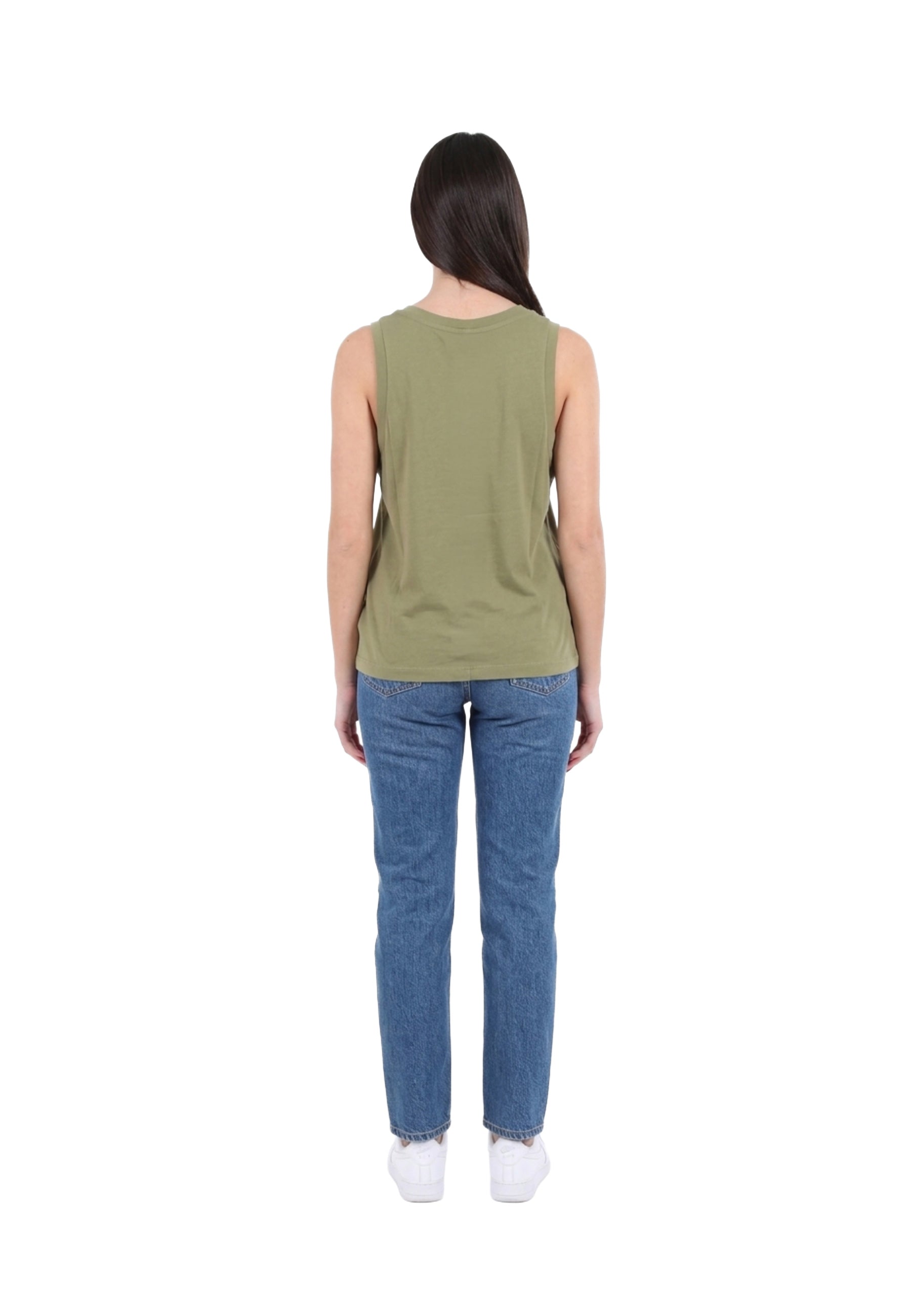 Top e canotte Verde Yes-zee