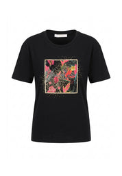 T-shirt Nero/rosa Yes-zee