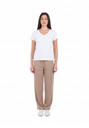 T-shirt Bianco/oro Yes-zee