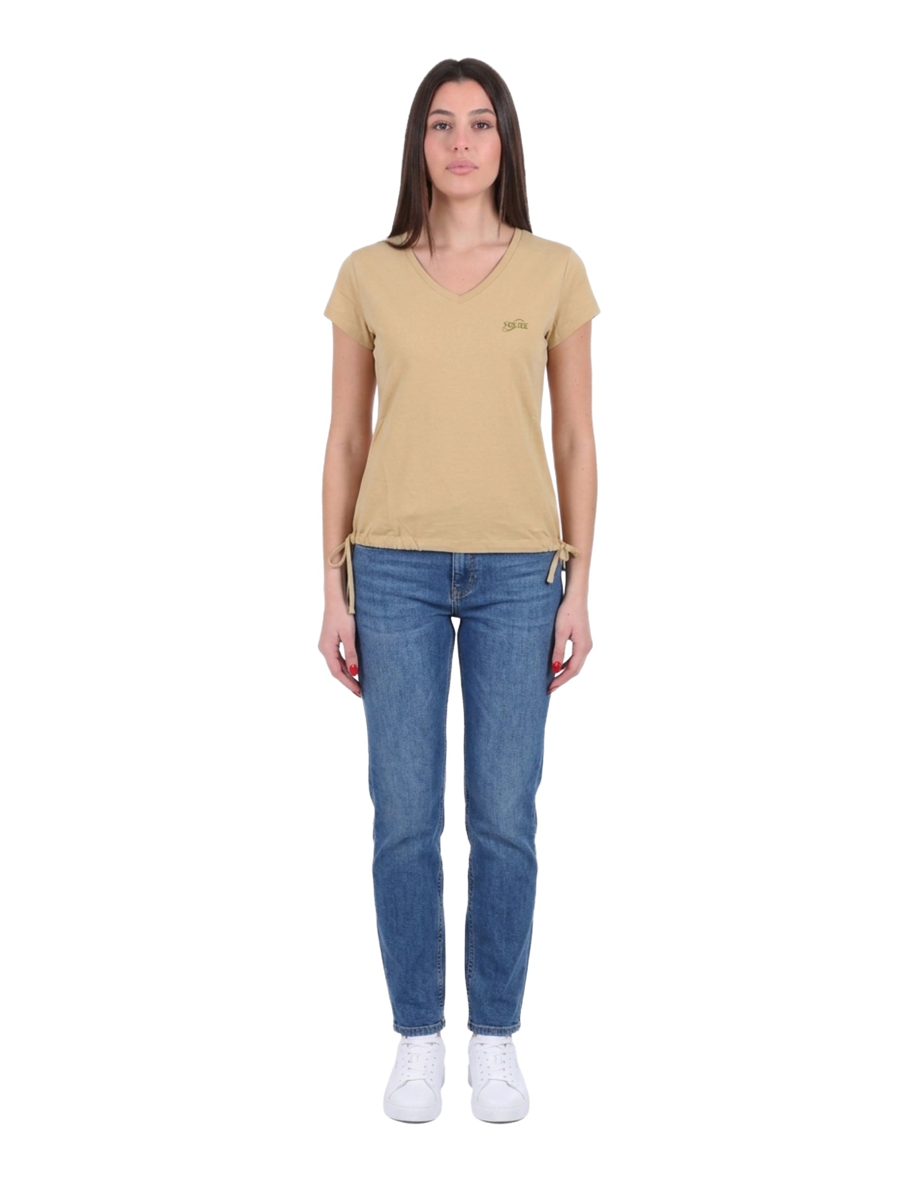 T-shirt Beige Yes-zee