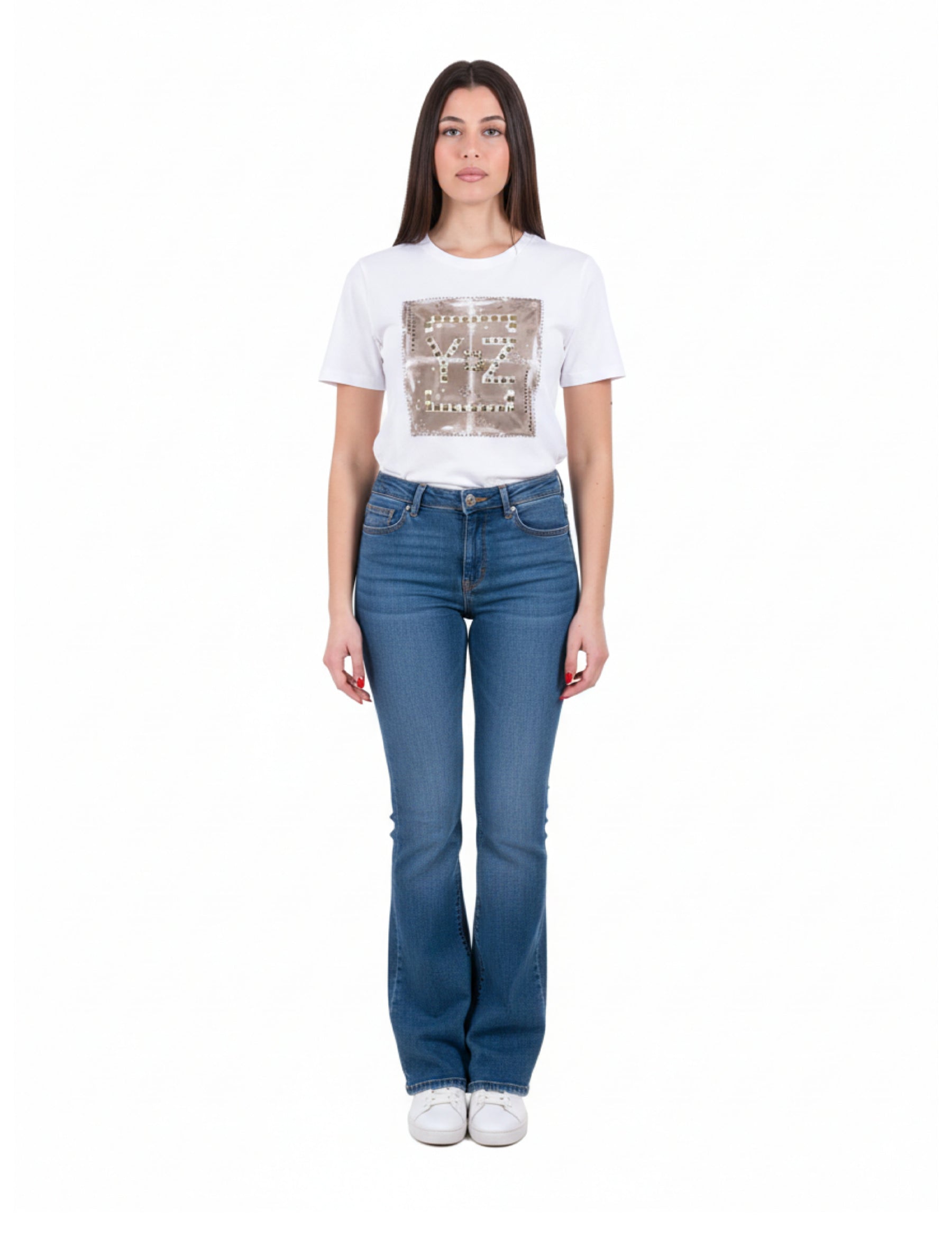 T-shirt Bianco Yes-zee
