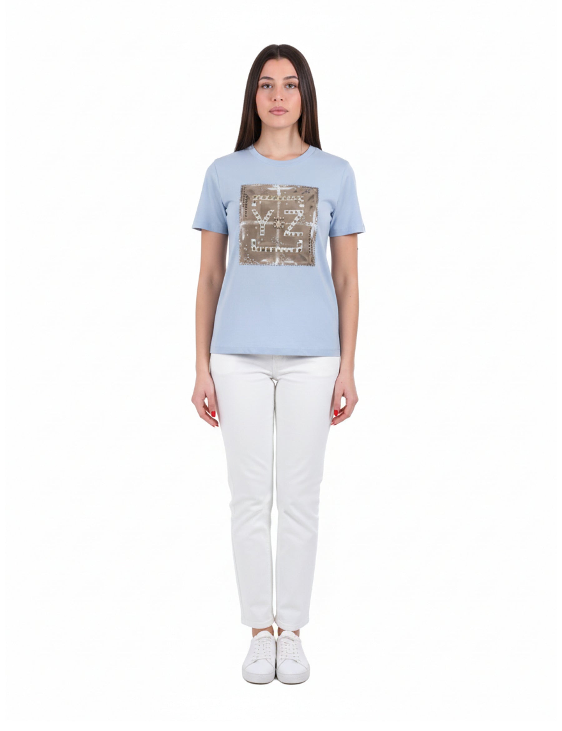 T-shirt Blu Yes-zee