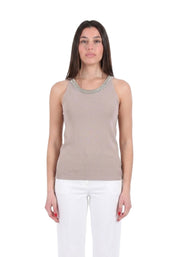 Top e canotte Beige Yes-zee
