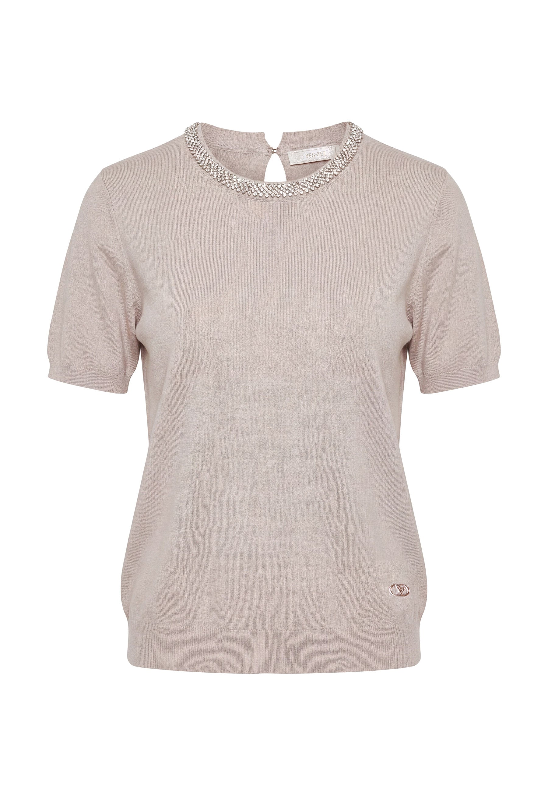 T-shirt Beige Yes-zee