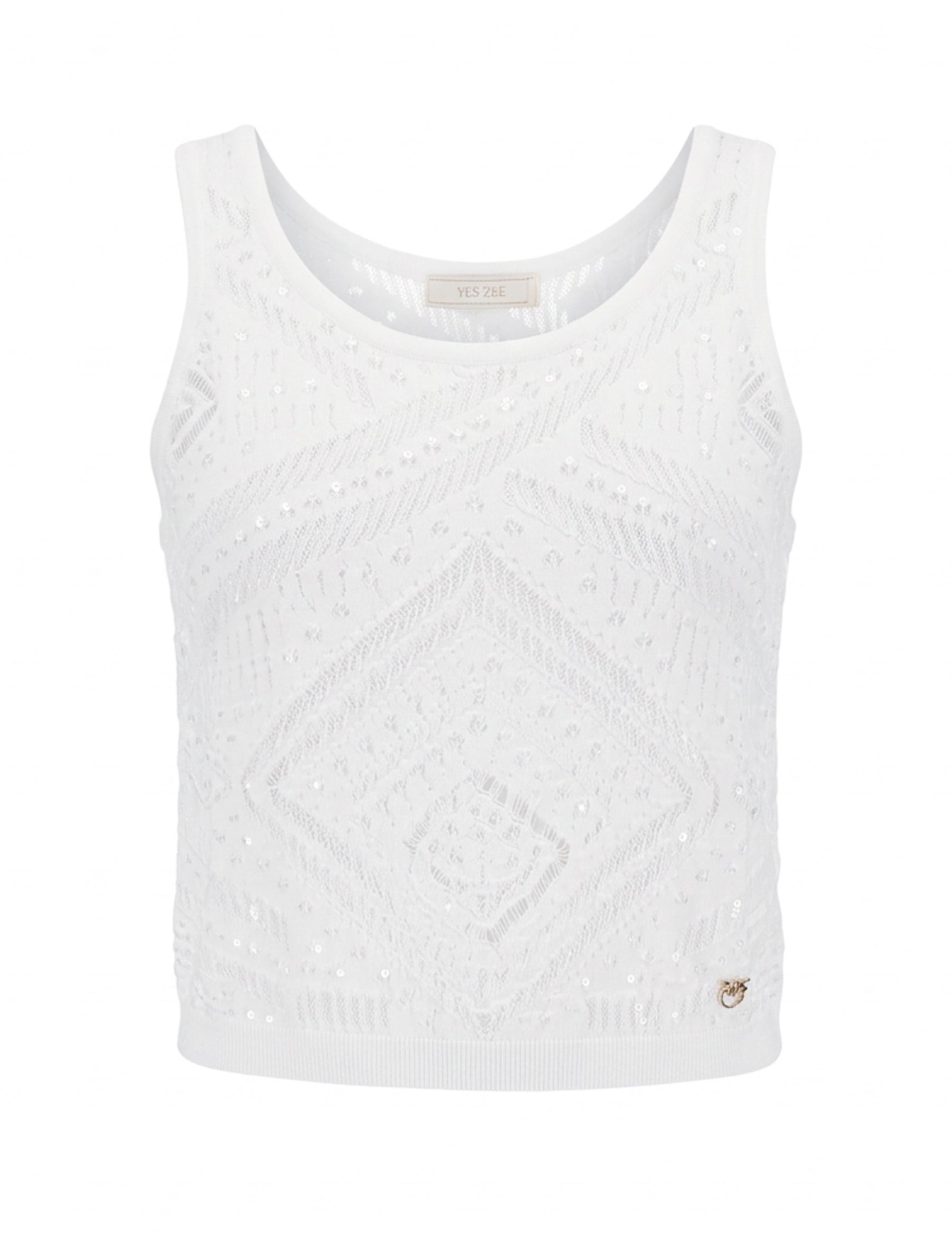 Top e canotte Bianco Yes-zee