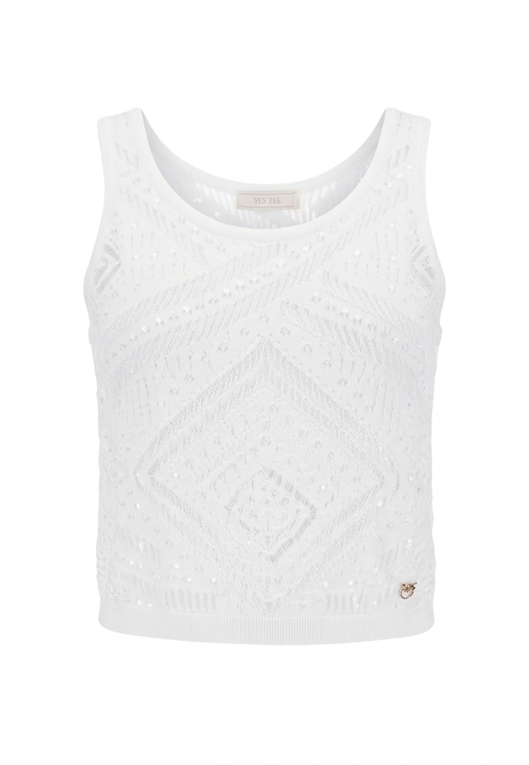 Top e canotte Bianco Yes-zee