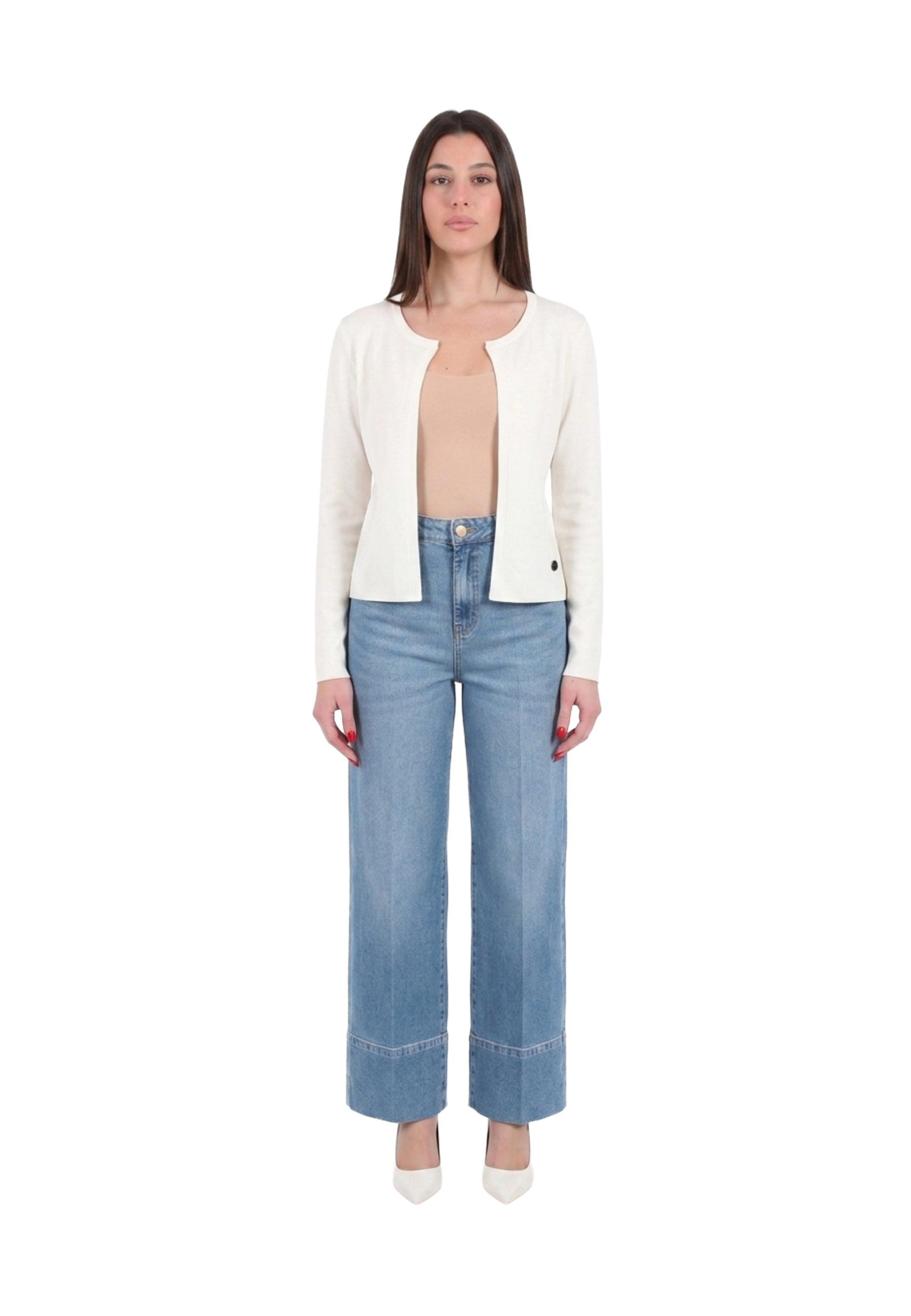 Cardigan Bianco Yes-zee